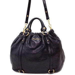 Miu Miu 2way Handbag Black